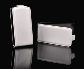 Кожен калъф FLIP FLEXI за LG G2 Mini D620 / LG G2 Mini Dual D618 бял